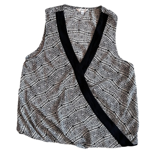 Novoh sleeveless printed blouse‎ Sz L